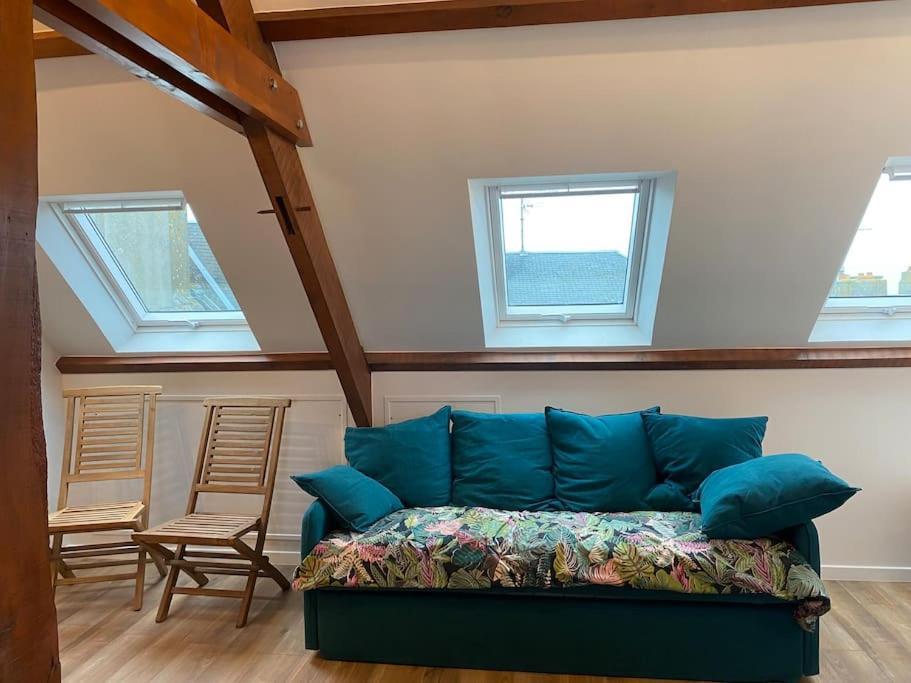 Maison Du Cap Lihou, Duplex Au 1Er Et 2Eme Etage Mansarde, Quartier Historique, Granville Kültér fotó
